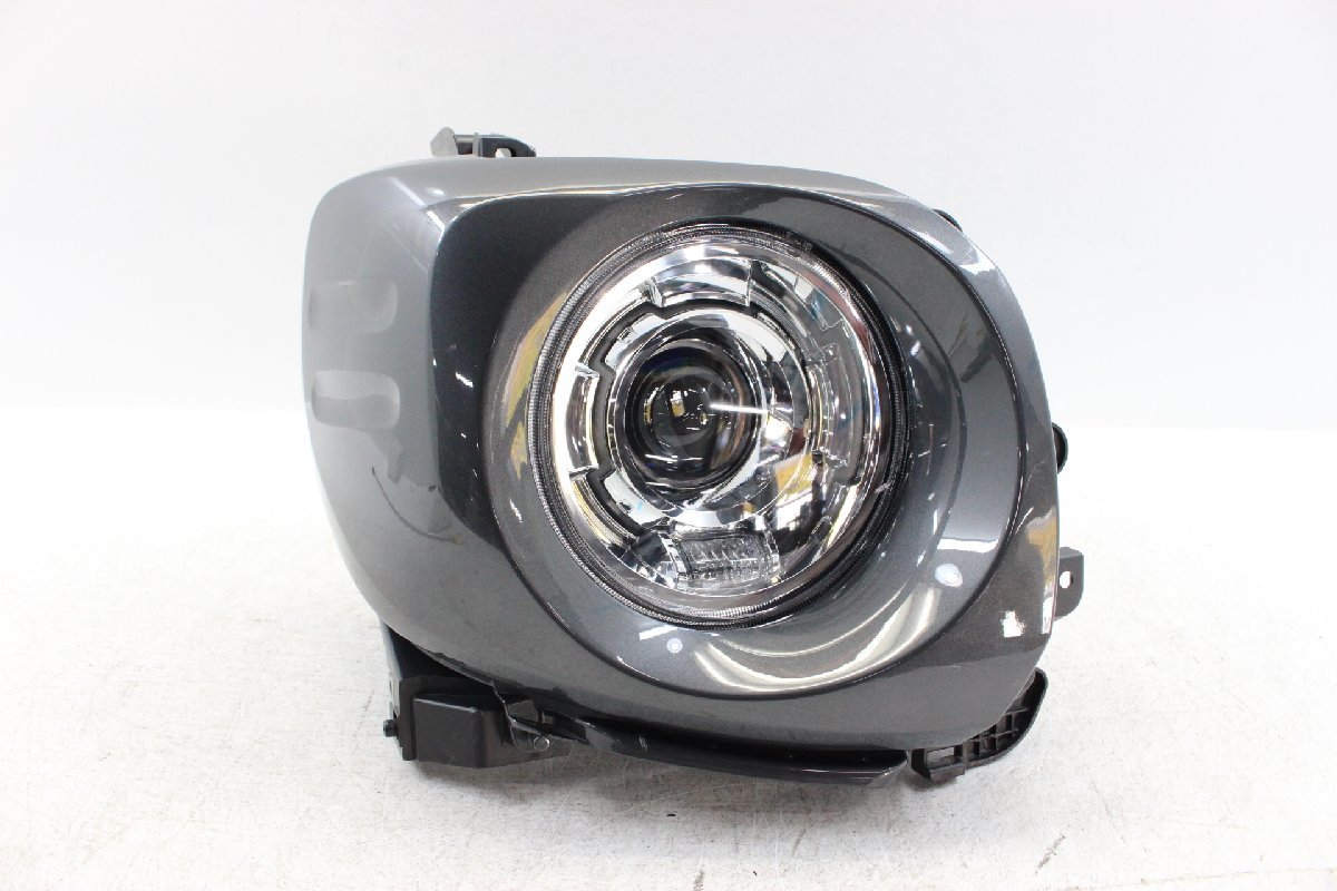 美品 スペーシアギア MK53S ヘッドライト 右 右側 LED レベ付 コイト 
