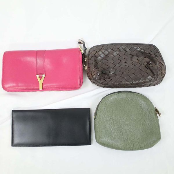 [D2218] まとめ 財布 小銭入れ パスケース 13点 フェラガモ サンローラン アニエスベーなど