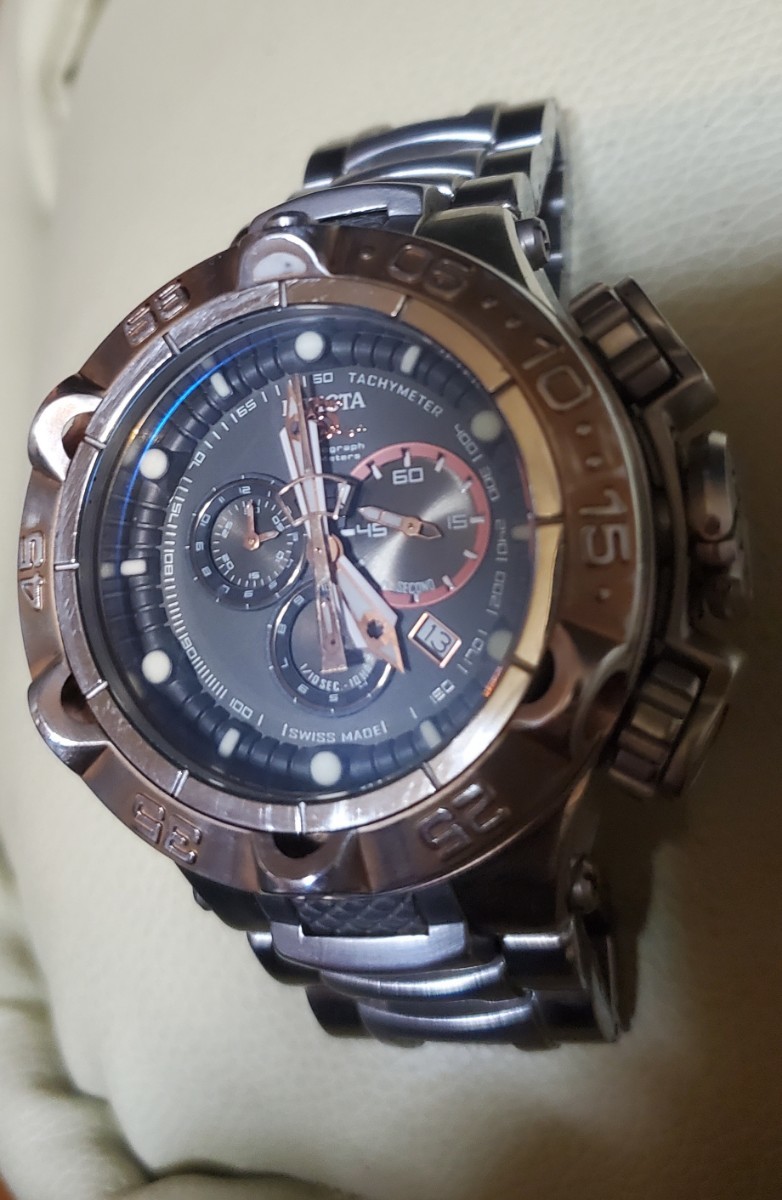 invicta subaqua インビクタ サブアクア クォーツ クロノグラフ 中古