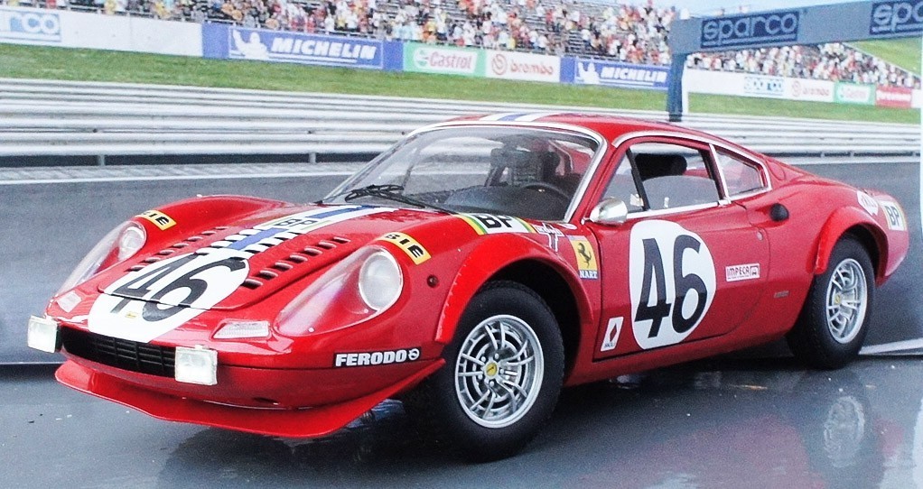 ホットウィール エリート 1/18 1972 フェラーリ ディーノ 246 GT #46