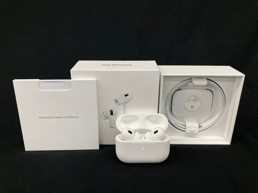Apple アップル AirPods Pro 第2世代 MQD83J/A 箱付き ペアリング解除済み【BKAN8024】