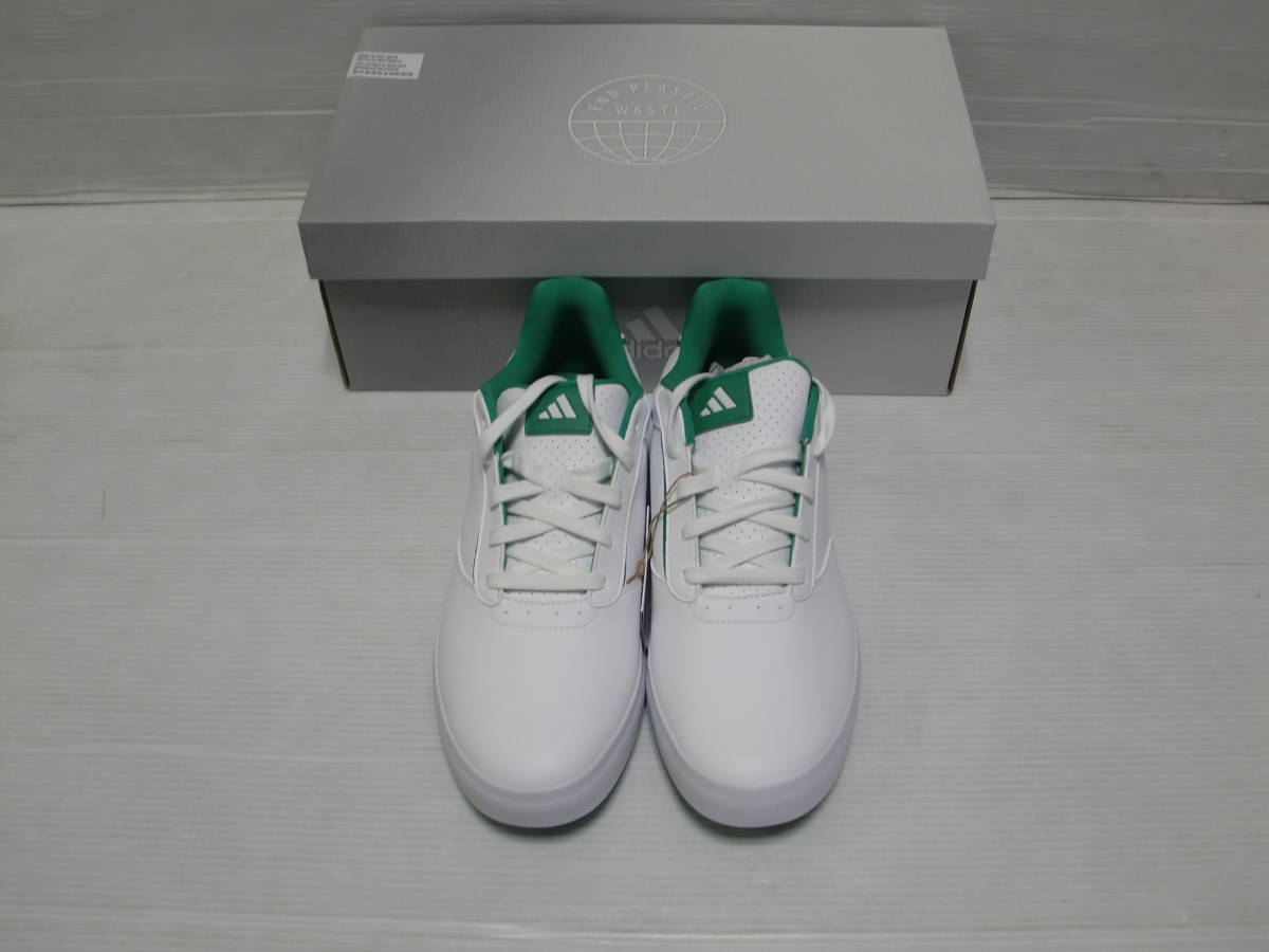 アディダス　ゴルフシューズ　レトロクロス　GV6912　ホワイト/グリーン　27.5cm　日本仕様　新品