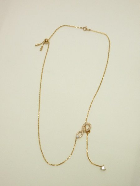 スワロフスキー SWAROVSKI ★定価￥24200（税込）★Swarovski Infinity Y字型ネックレス インフィニティ