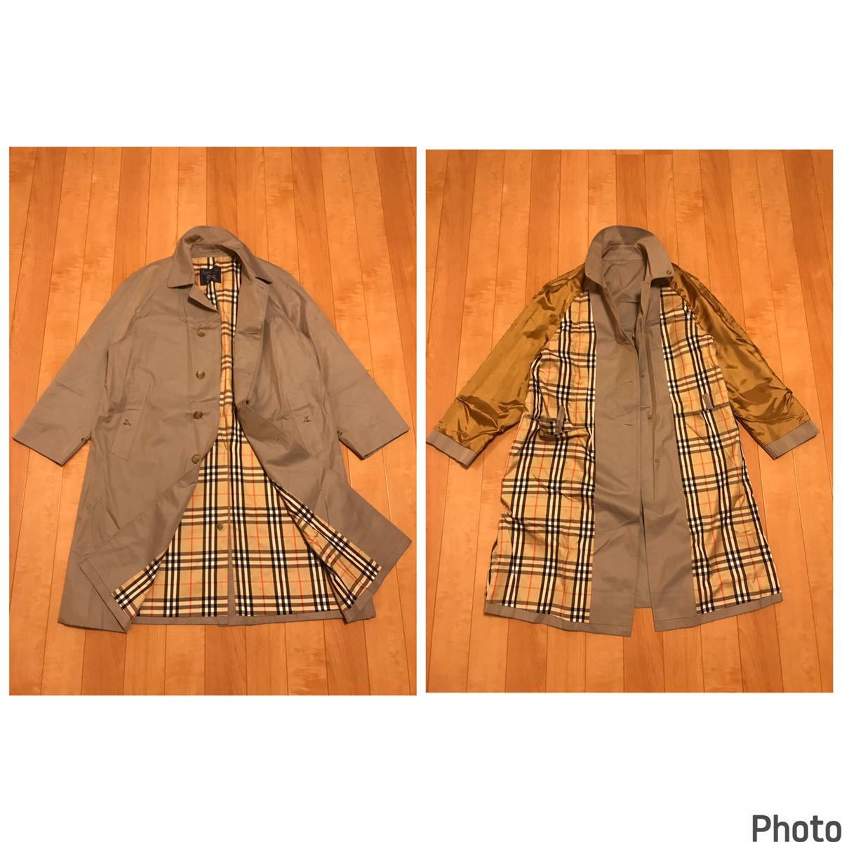 バーバリー 90s L Burberrys サックスブルー 極美品⁄希少archive 