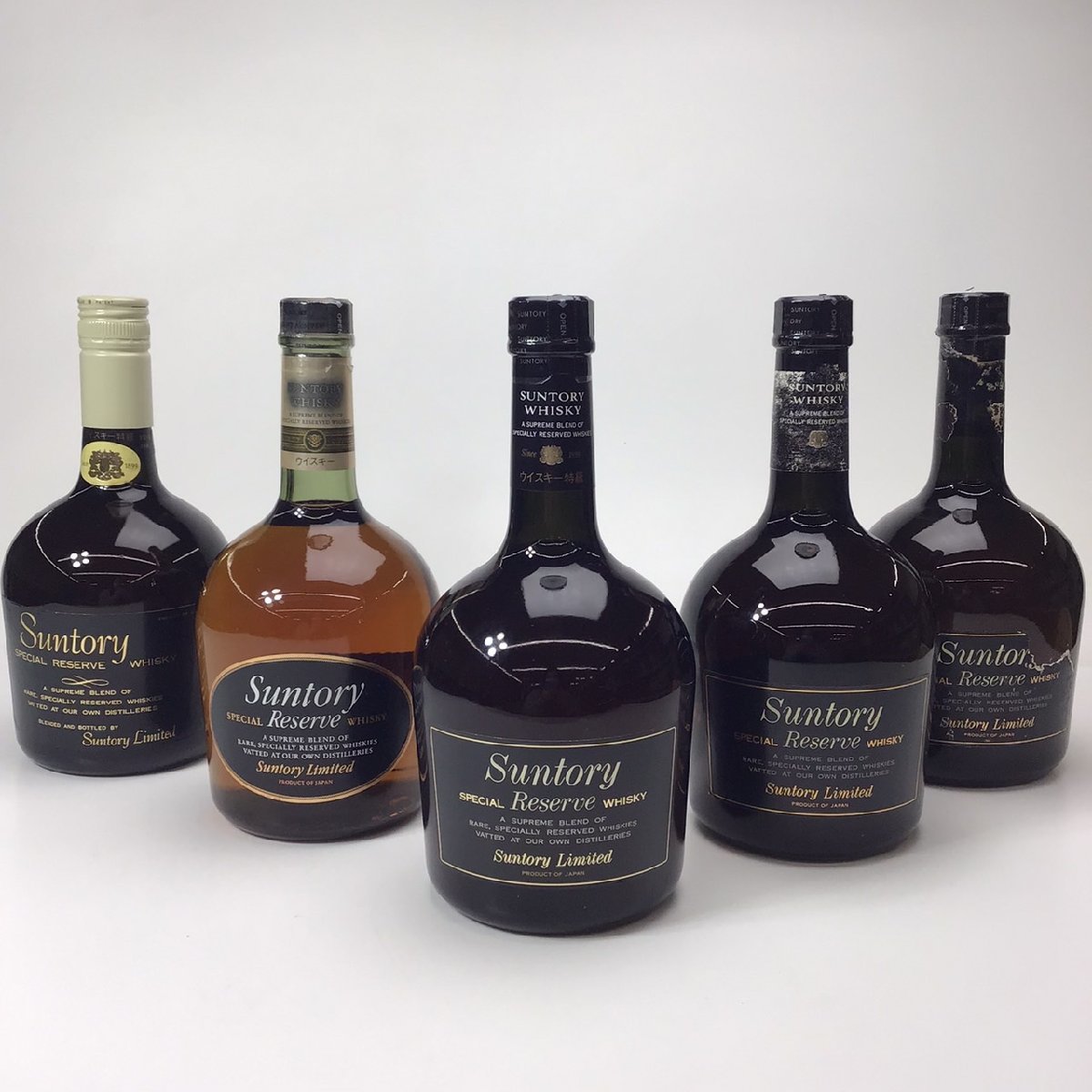 【同梱不可】未開栓 サントリー スペシャル リザーブ 750ml 43％ 5本セット A231117-7-A