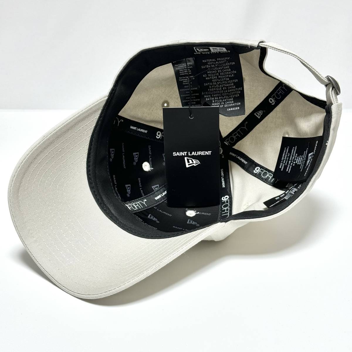 未使用 SAINT LAURENT × NEWERA サンローラン × ニューエラ YSL 