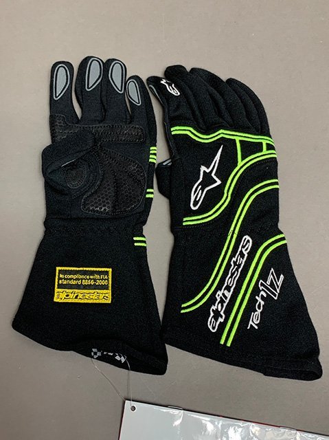 ▽♪ ALPINESTARS アルパインスターズ HOMOLOGATED ドライビング グローブ TECH 1-Z FIA 黒 S