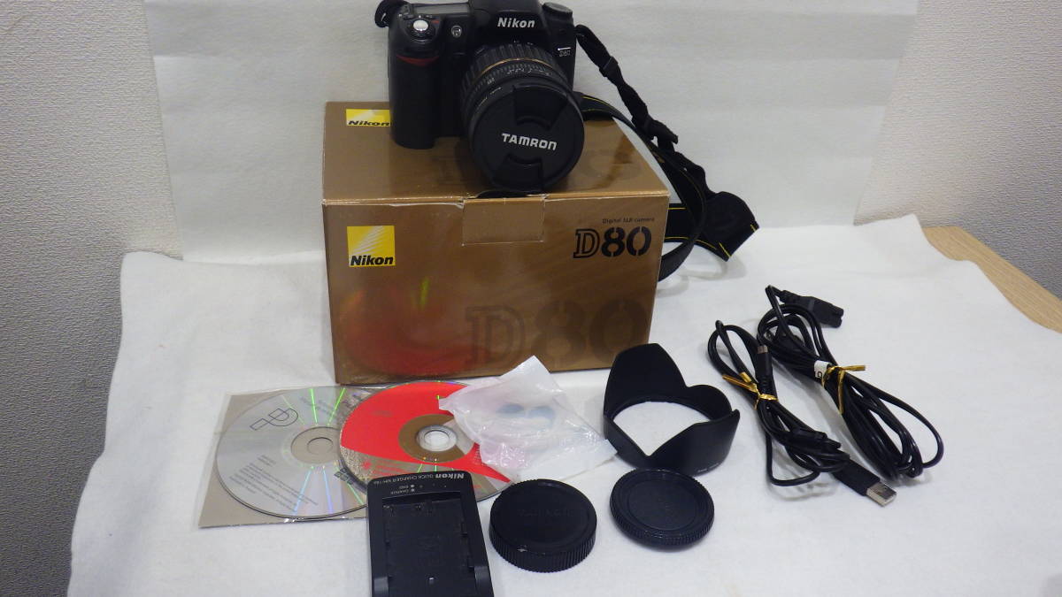 9552】 Nikon D80 ニコン レンズ タムロンAF 17-50mm F/2.8(IF) Φ67 