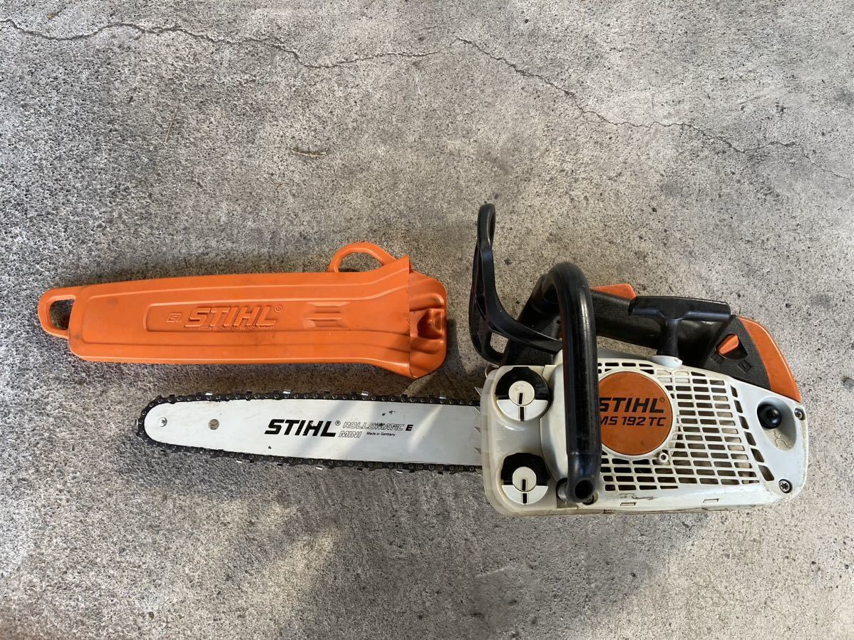 STIHL スチール エンジン チェーンソー MS 192 TC　実動機