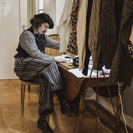 John Alexander Skelton A/W20 pajama suit trousers