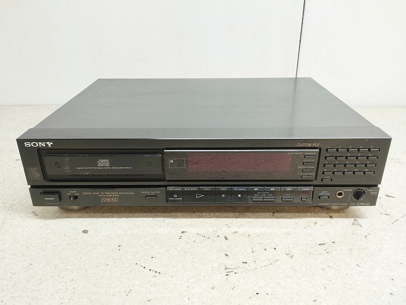 SONY ソニー CDプレーヤー CDP-228ESD 中古