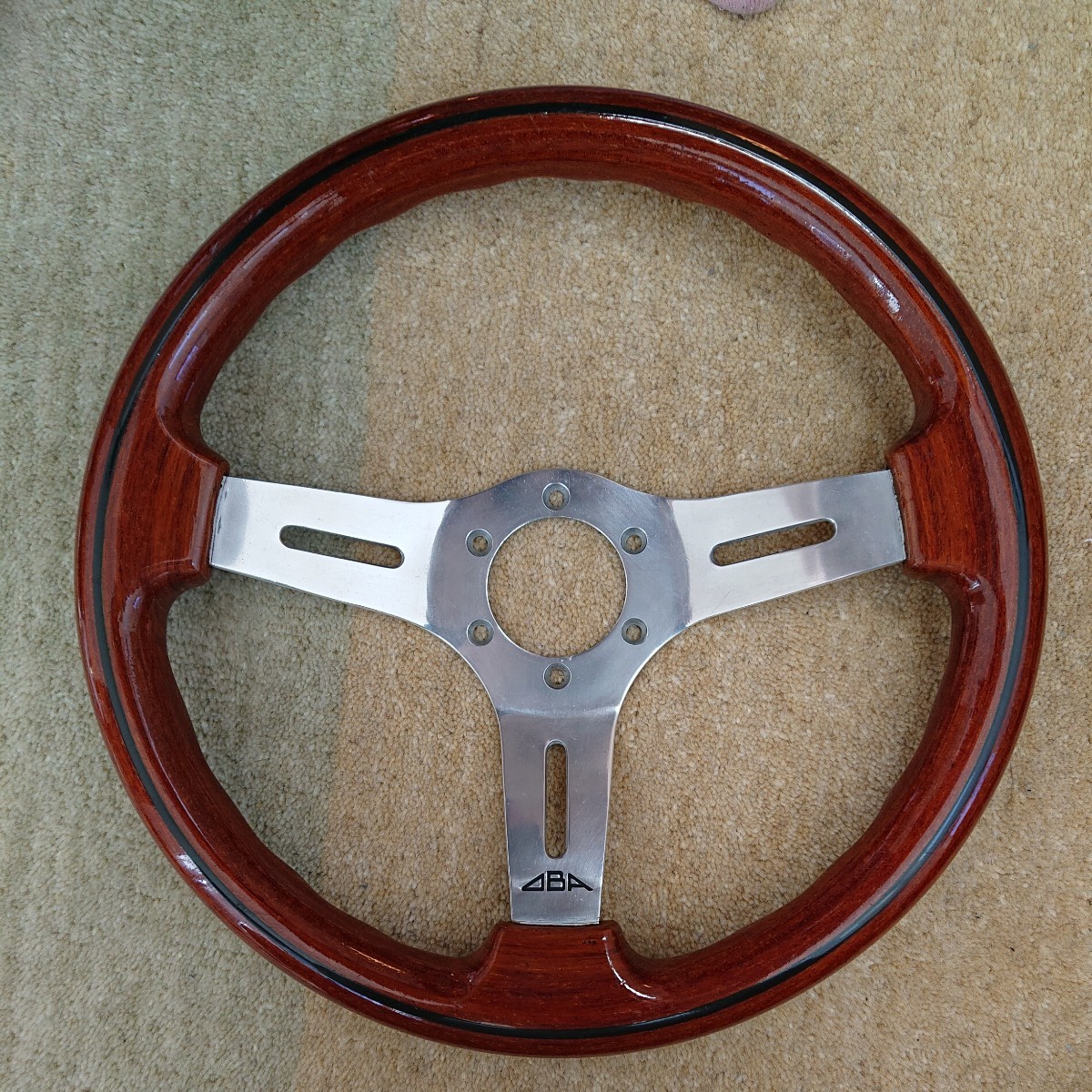 OBA オバ ウッドステアリング 35Φ 旧車 O.B.A *H061836C OBA ウッド