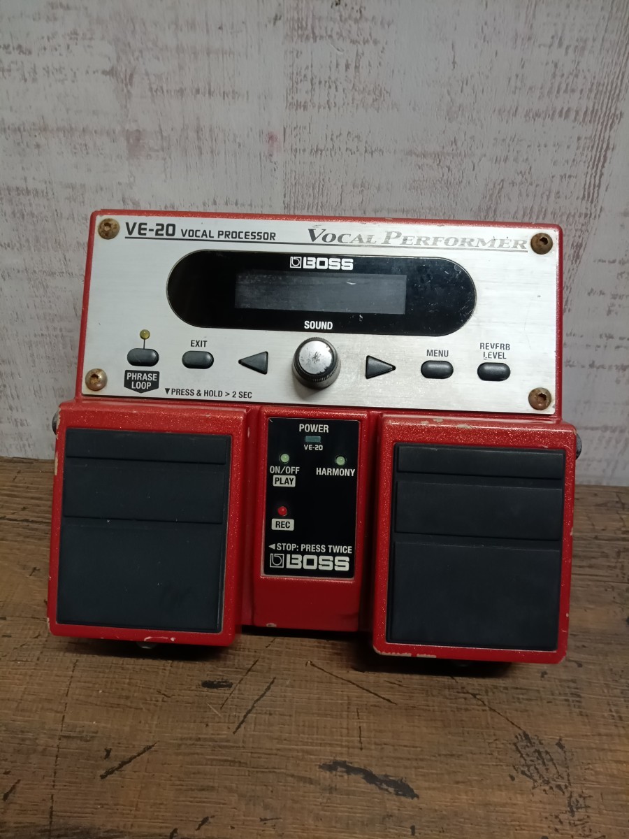 BOSS VE-20 ボス Vocal Processor ボーカル プロセッサー エフェクター