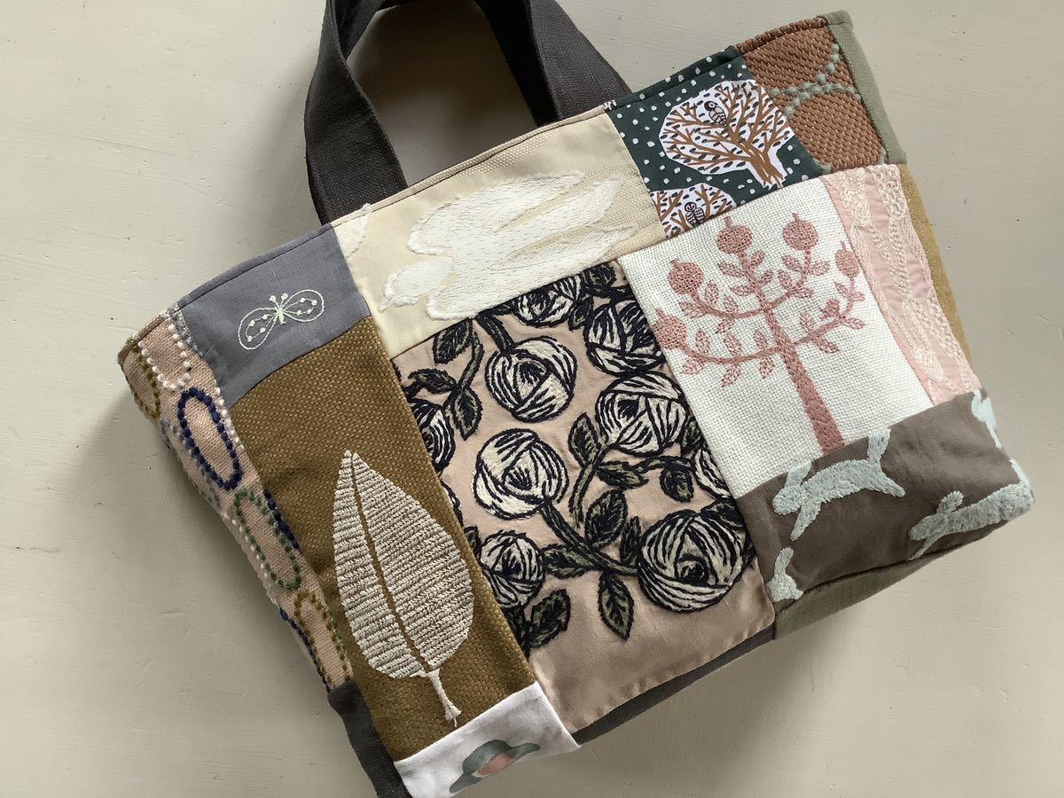 全国無料，100%新品 ハンドメイド ミナペルホネンハギレとリネンのマルシェバック going. odyssey.rosy. ringo. tanpopo. happa(女性用)｜売買されたオークション情報、yahooの商品情報をアーカイブ公開 - オークファン 女性用