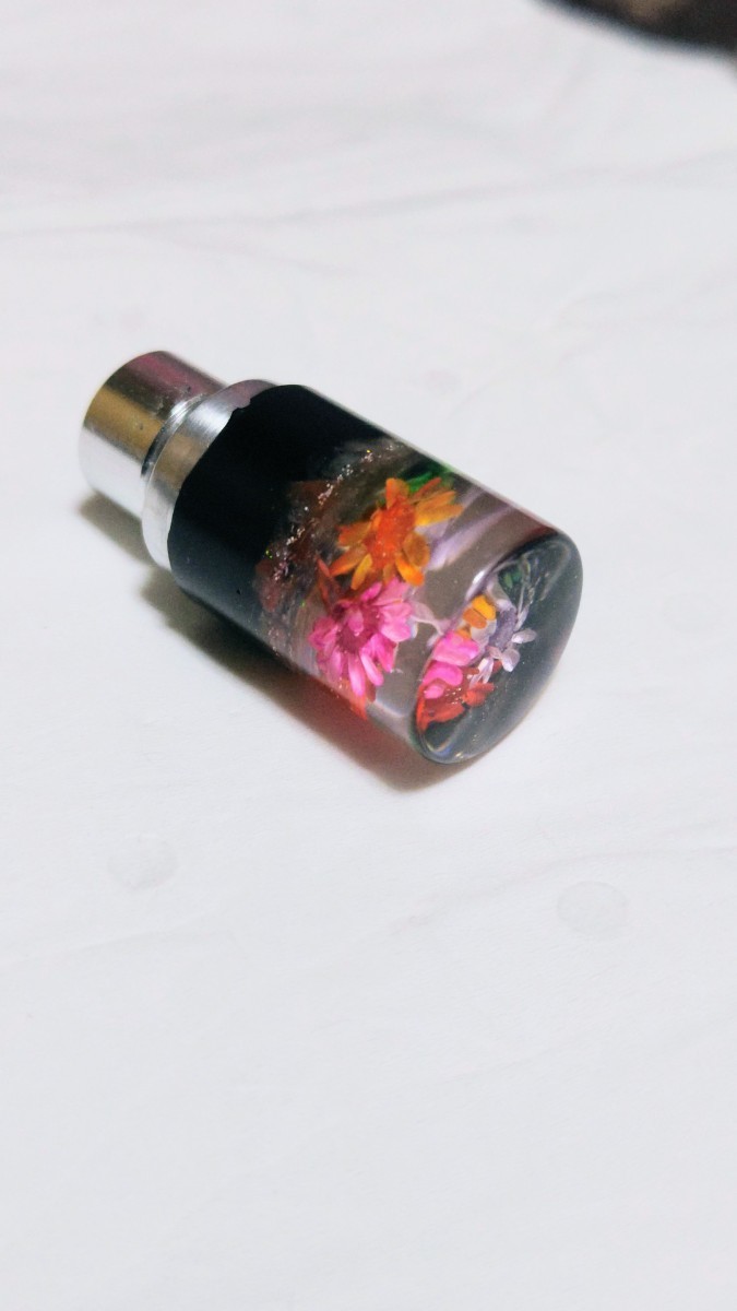 キーグリップ 水中花 キーヘッド モンキー シャリー アルミ 鍵 デコトラ ダックス エイプ 昭和 GX 71レトロ アンティーク　バイク　単車