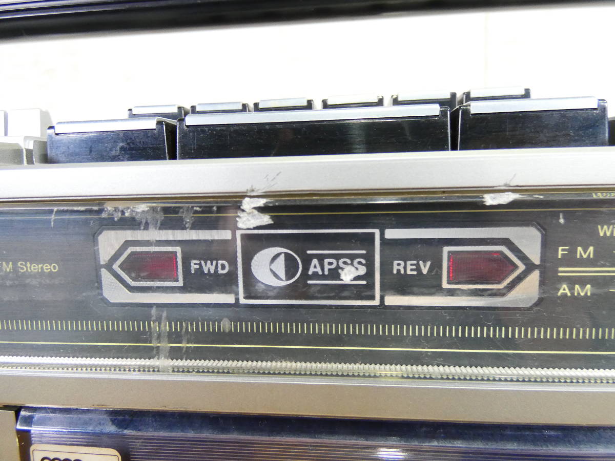 SHARP シャープ GF-303ST ラジカセ - FM AM ラジオ 工 通電確認 昭和
