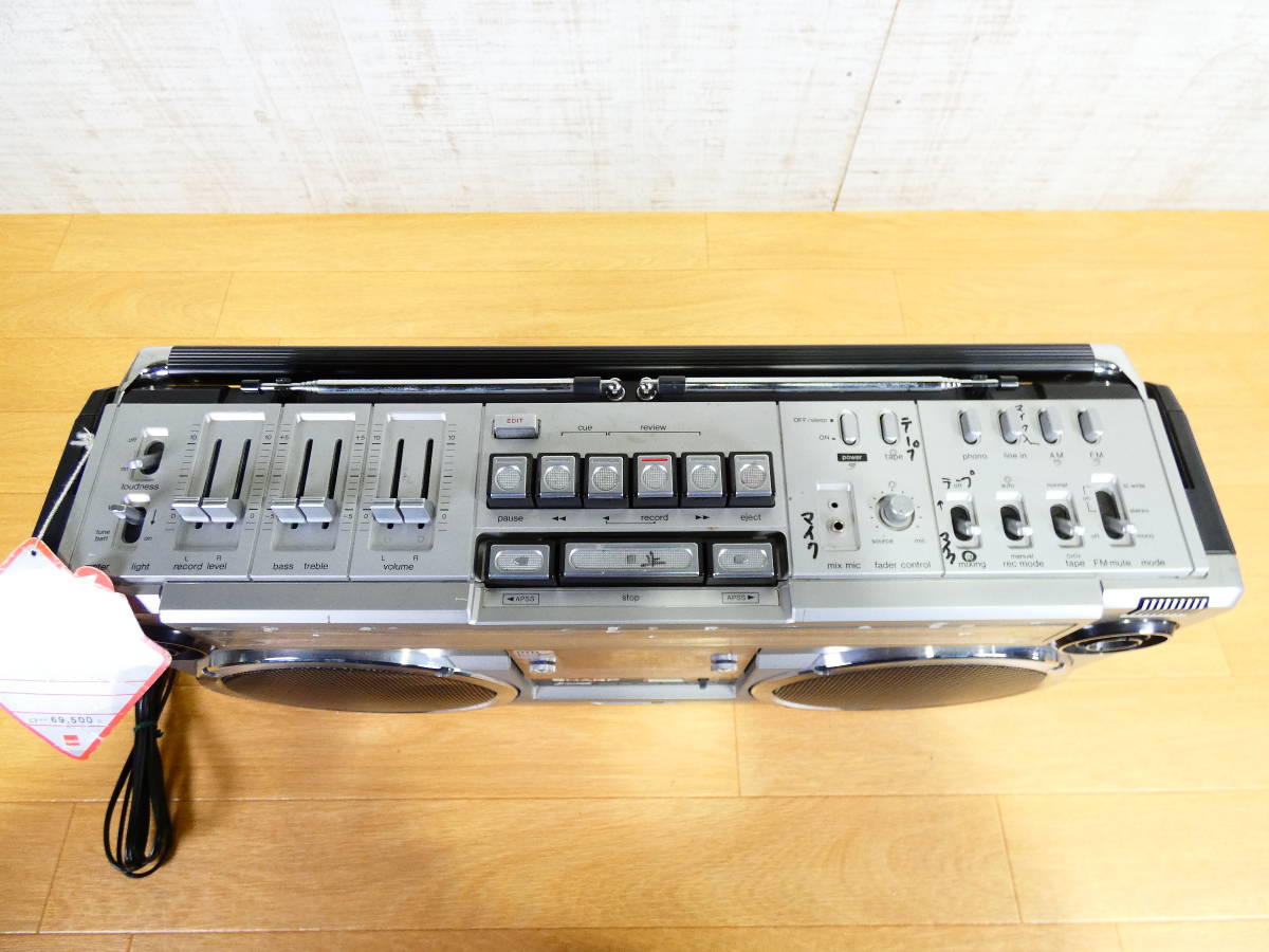 SHARP シャープ GF-303ST ラジカセ - FM AM ラジオ 工 通電確認 昭和