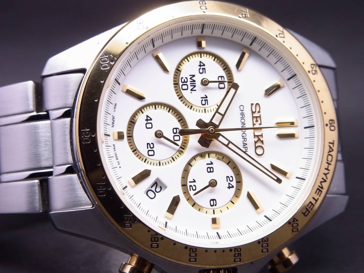 メンズ セイコー SEIKO クロノグラフ 腕時計 クォーツ Sシリーズ 