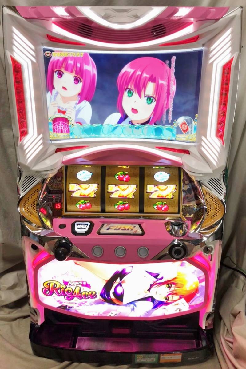 売約済み パチスロ実機 SスーパーリオエースCC 不要機付き 売約済み Sパチスロスーパーリオ