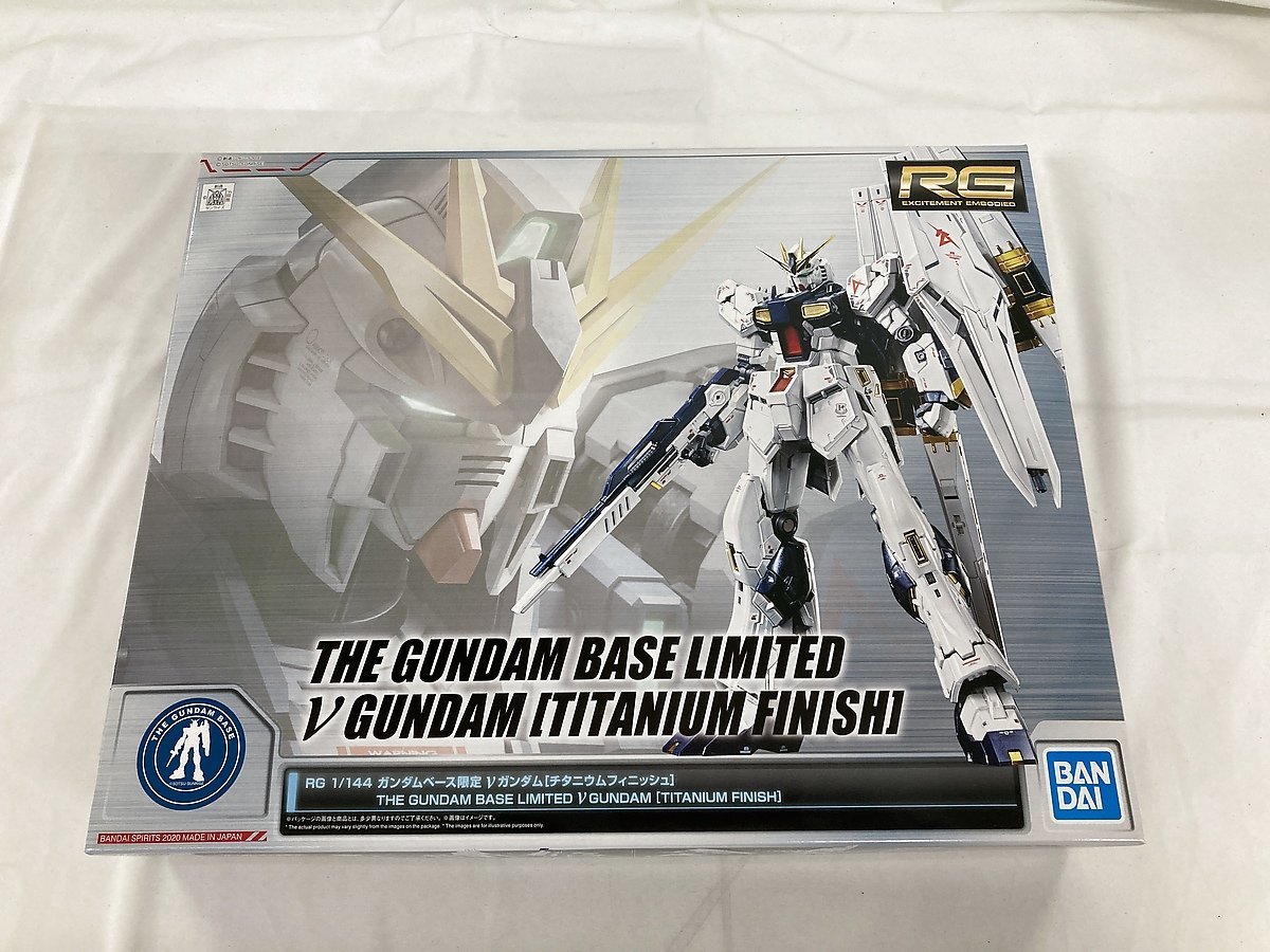 1円～】【未開封】RG 1/144 ガンダムベース限定 νガンダム[チタニウム