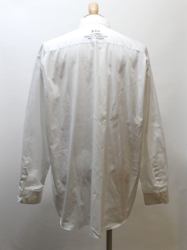 正規品 VETEMENTS HAUTE COUTURE オーバーサイズ プリント長袖シャツ UA53SH450W ヴェトモン MAISON COUTURE PRINT L/S SHIRT 白 XS J-3 Haute Couture - 確実正規品 公式通販 show