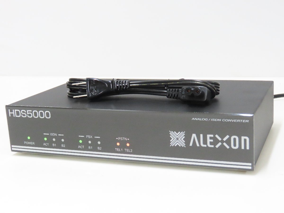 ALEXON HDS5000 アレクソン ひかり電話 収納 通電確認 ◎60☆未使用 ALEXON/アレクソン HDS5000 ひかり電話収容システム