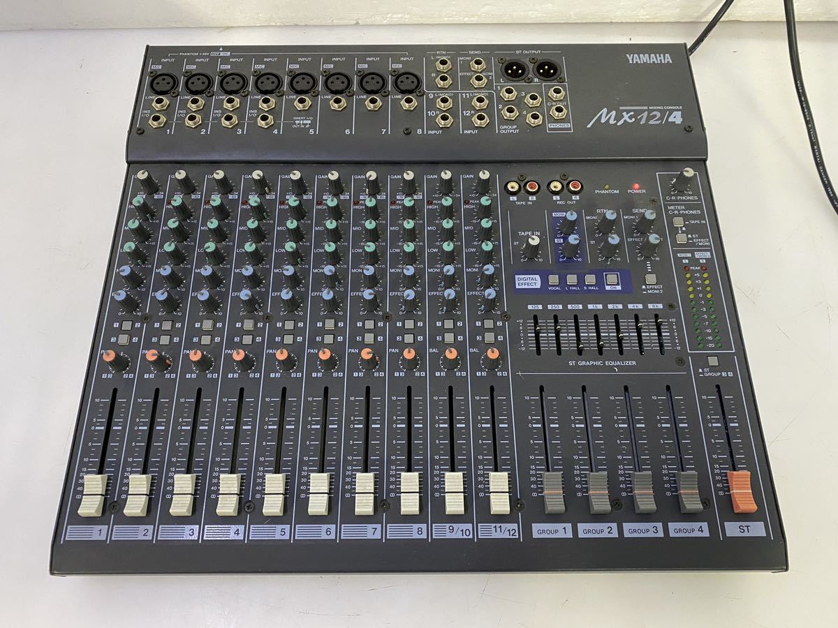 サ5384M☆YAMAHA ヤマハ アナログミキサー MIXICG CONSOLE MX12/4