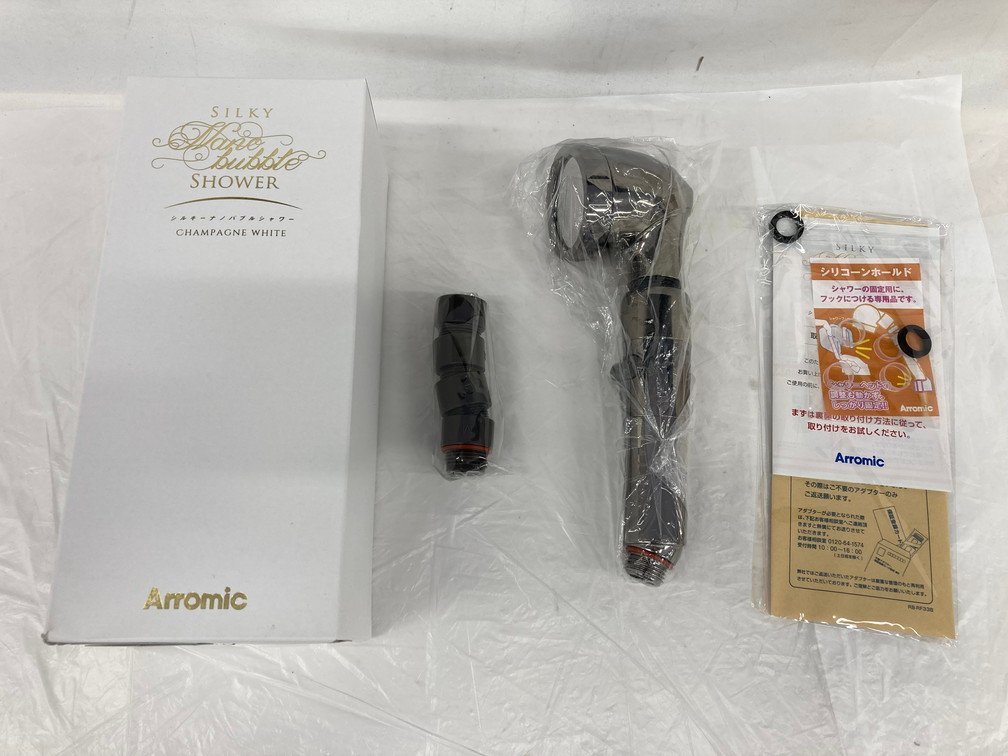 Arromic アラミック シャワーヘッド ナノバブル 箱付き 未開封品【BKAP8086】