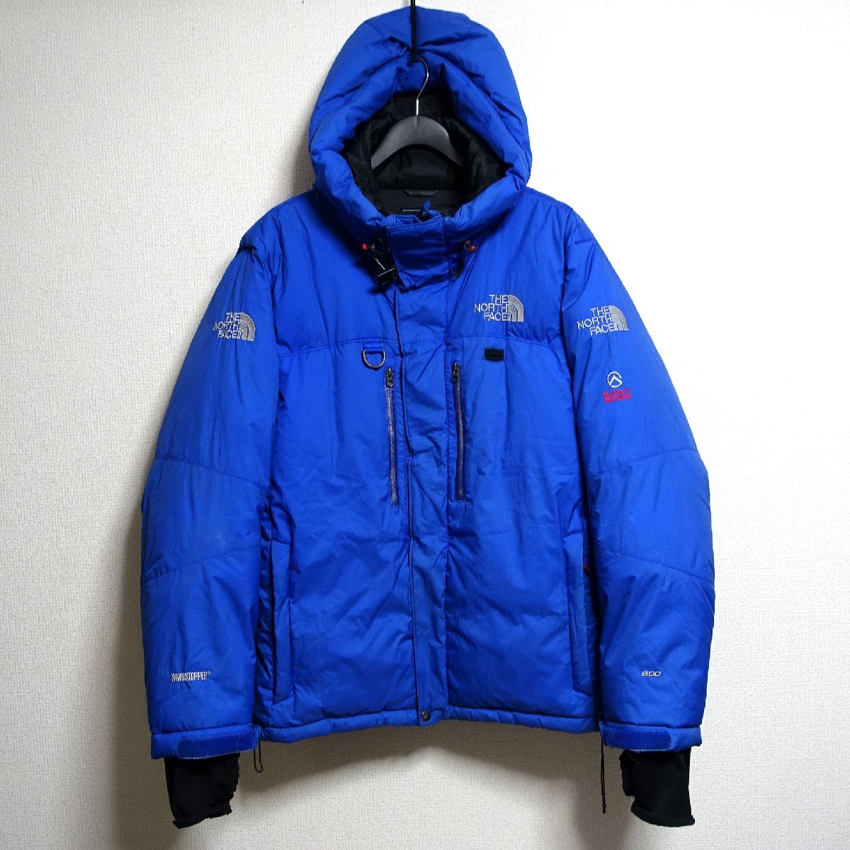 THE NORTH FACE ノースフェイス サミットシリーズ ヒマラヤン パーカ ダウンジャケット 800FP メンズ Lサイズ 正規品 ブルー Z1488