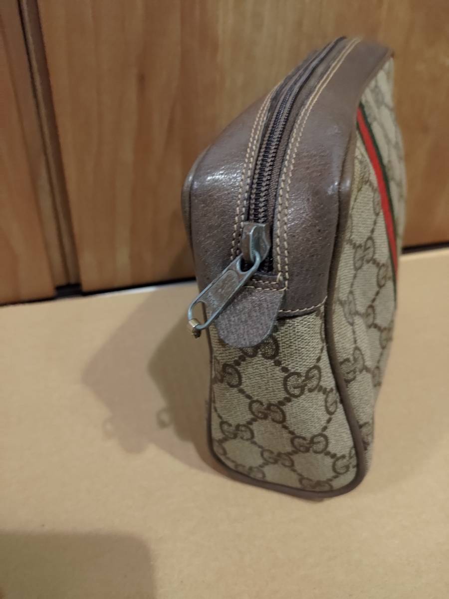 GUCCI ポーチ セカンドバッグ オールドグッチ 22・01・012 シェリー