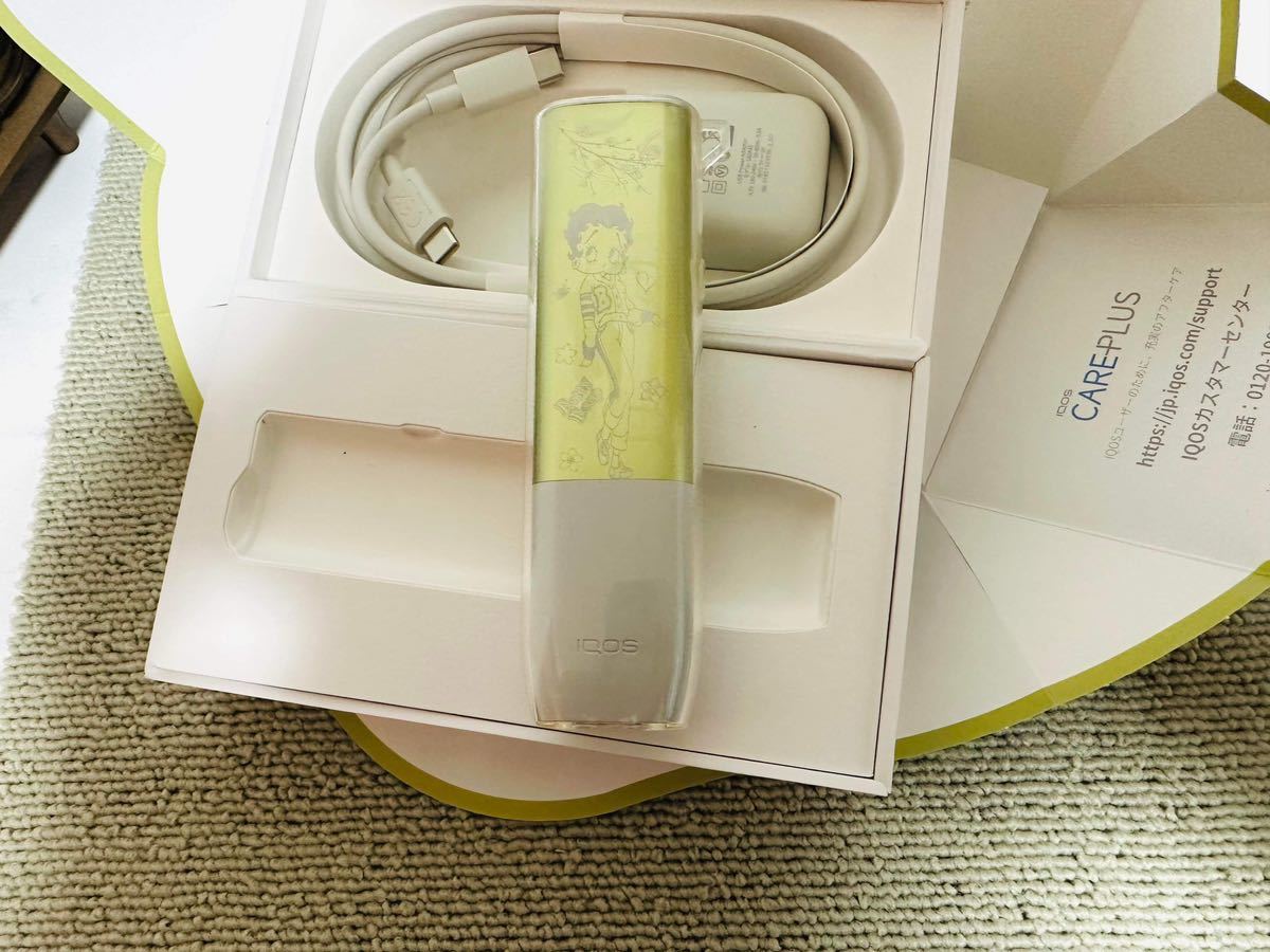 iQOS ILUMA ONE アイコス イルマワン IQOSイルマワン本体レーザー加工　ブライトモデル ベティちゃん