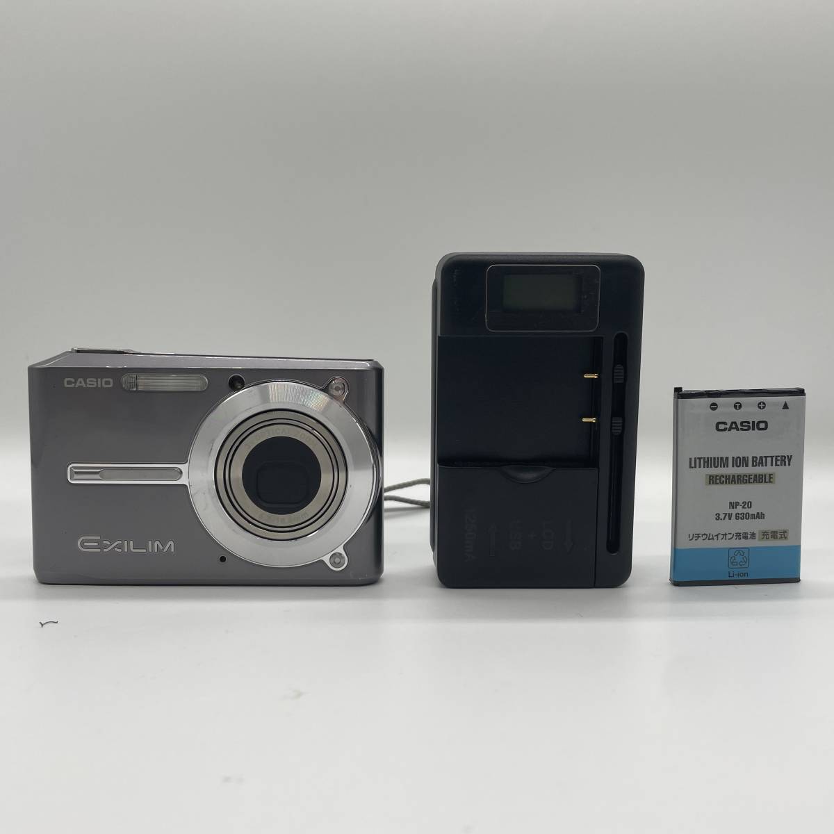 簡易動作確認済CASIO EXILIM コンデジ EX-S500 シルバー公式