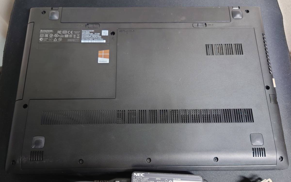 [訳アリ] Lenovo G50-80 80E5 ( Core i3-5005U, Mem 4G, HDD 500G, Windows 10 Home ) +おまけ（冷却台 Deepcool N8）_7