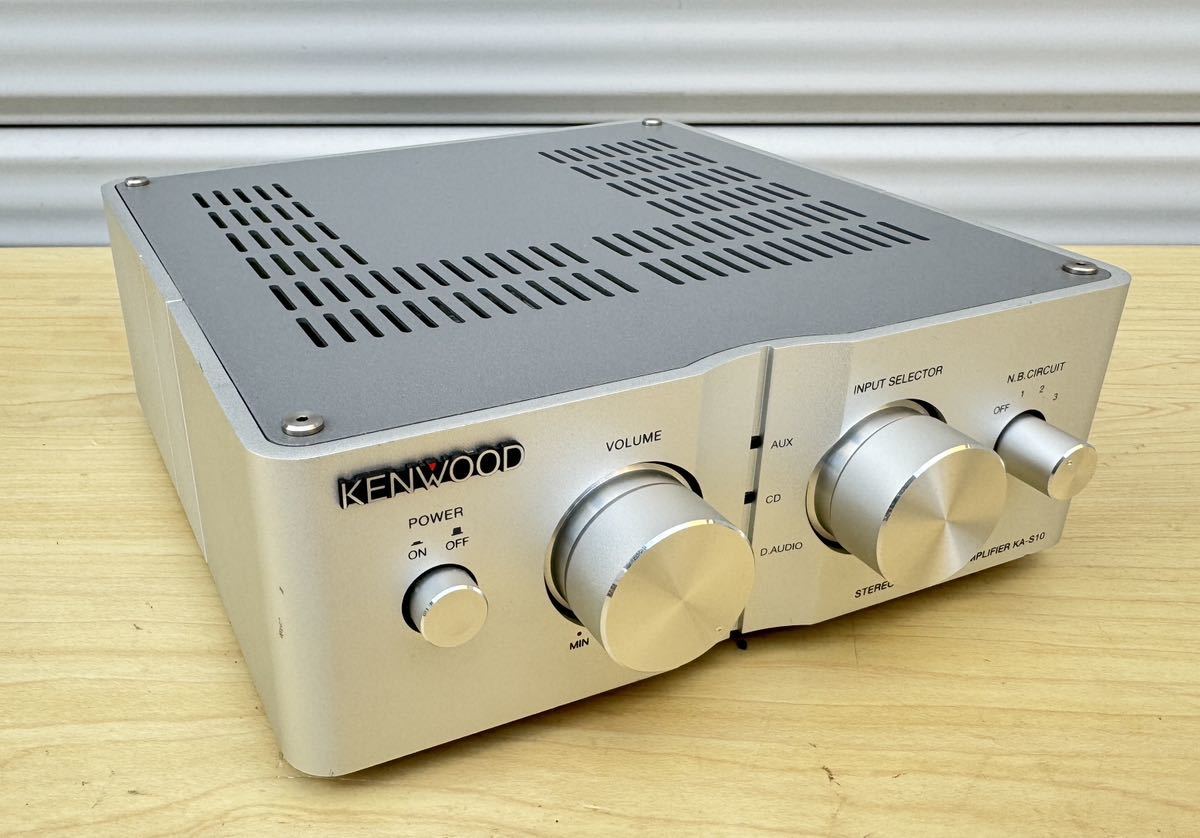 現状品 KENWOOD ケンウッド 小型プリメインアンプ KA-S10 デスクトップ
