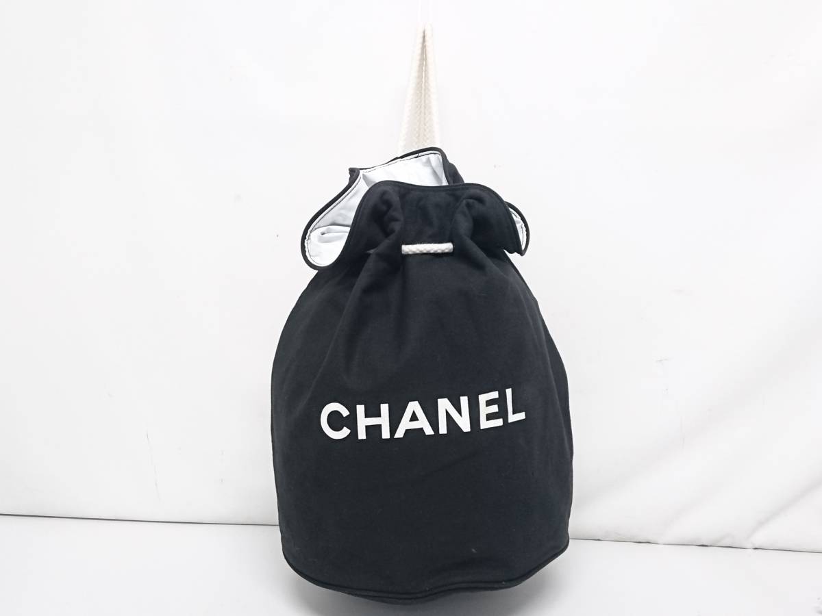 CHANEL シャネル ノベルティ 巾着ショルダーバッグ/約38×29×27.5cm 