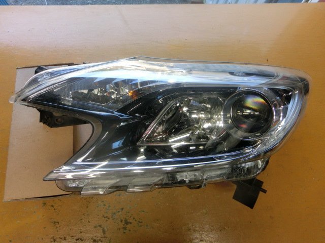中期ノート 左 ヘッドライト 平成26年 DBA-E12 LED イチコー 1895 割れ