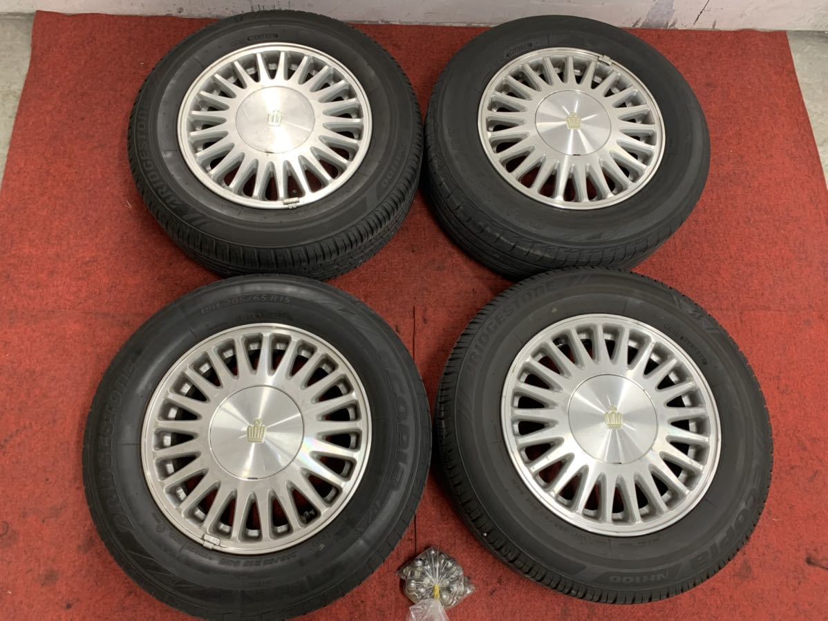 トヨタ純正 15系 クラウン アルミホイール 15インチ 6.5J +50 PCD 