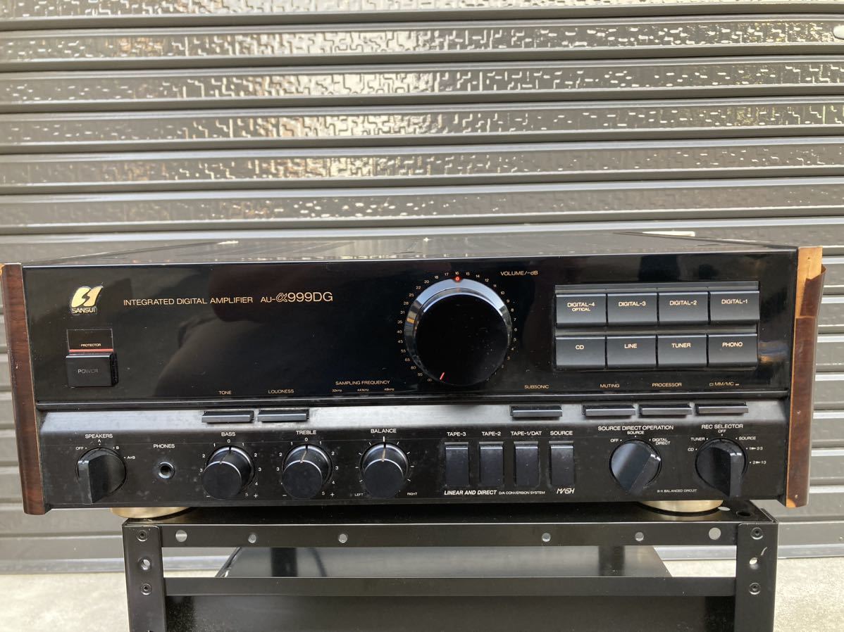 【通電確認OK】SANSUI 山水 サンスイ AU-α999DGプリメインアンプ SANSUI サンスイ AU-α999DG プリメインアンプ アンプ ステレオ