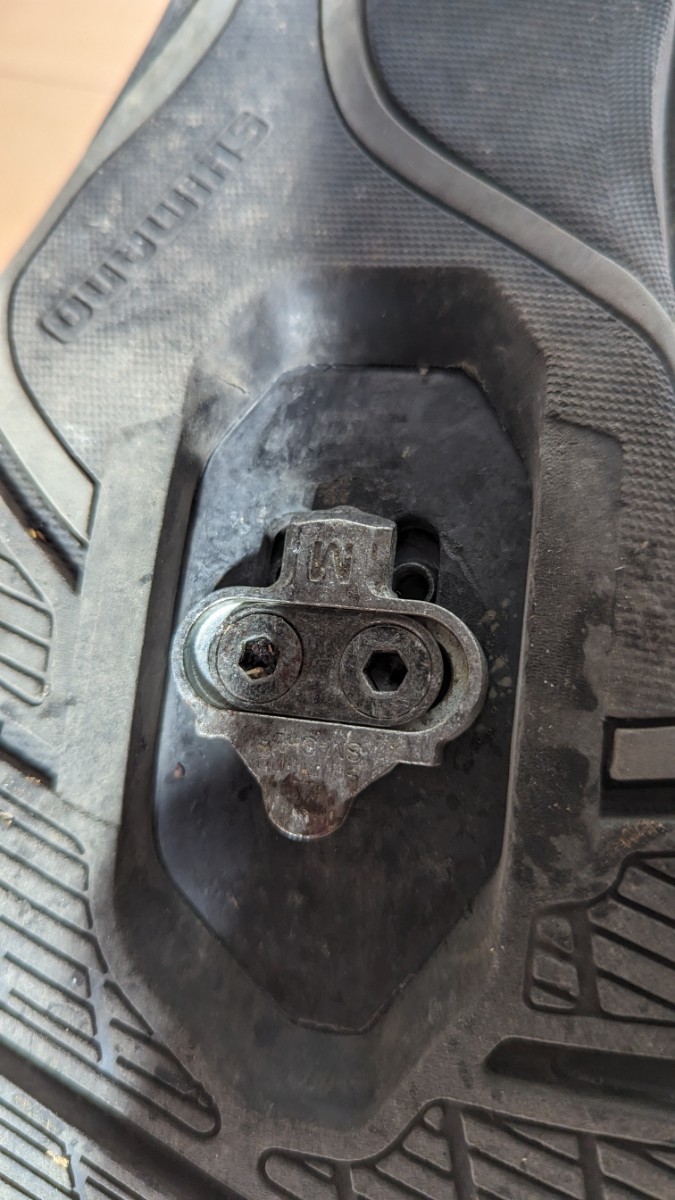 SHIMANO SPDシューズ クリート付 SH-CT80N マウンテンバイク ロードバイク 歩きやすい スニーカー 27.2cm us8.9 EU43サイズ_4