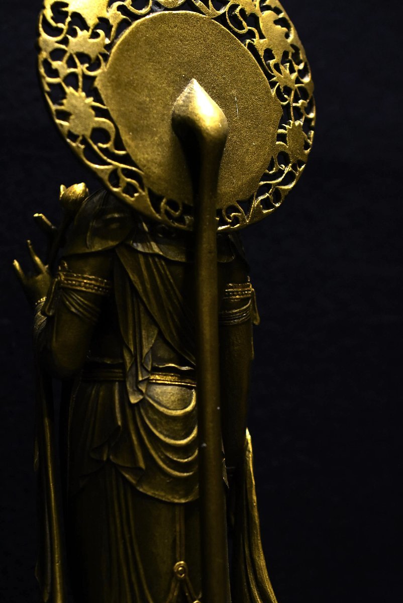 松久宗琳 聖観世音菩薩 純銀 製 ] 造幣局刻印有 仏像 観音菩薩 観音