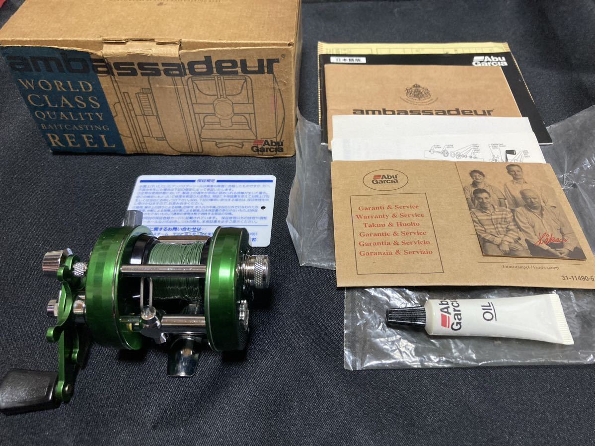 Abu Garcia アブガルシア ambassadeur アンバサダー 2500c Green グリーン フットナンバー070007