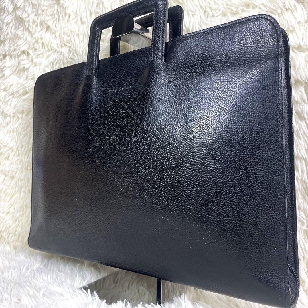 美品 PORTER ポーター レザーブリーフケース ブラック A4 吉田カバン