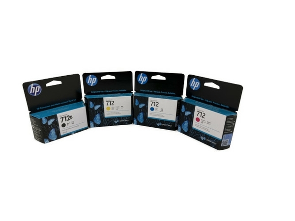 HP 712 4色セット トナー ブラック イエロー シアン マゼンタ 未使用 N8286904