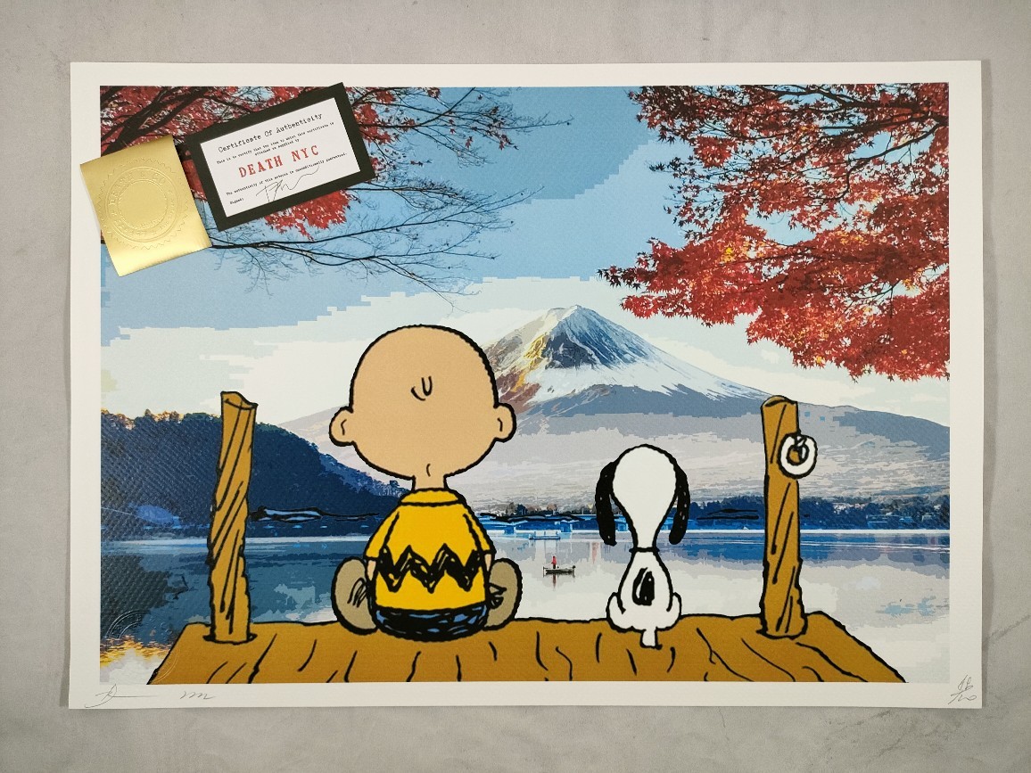 023 DEATH NYC 世界限定ポスター 現代アート ポップアート スヌーピー