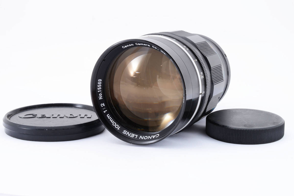 ☆希少☆ CANON LENS キャノン 100mm F2 Lマウント レンズ 現状品 2816