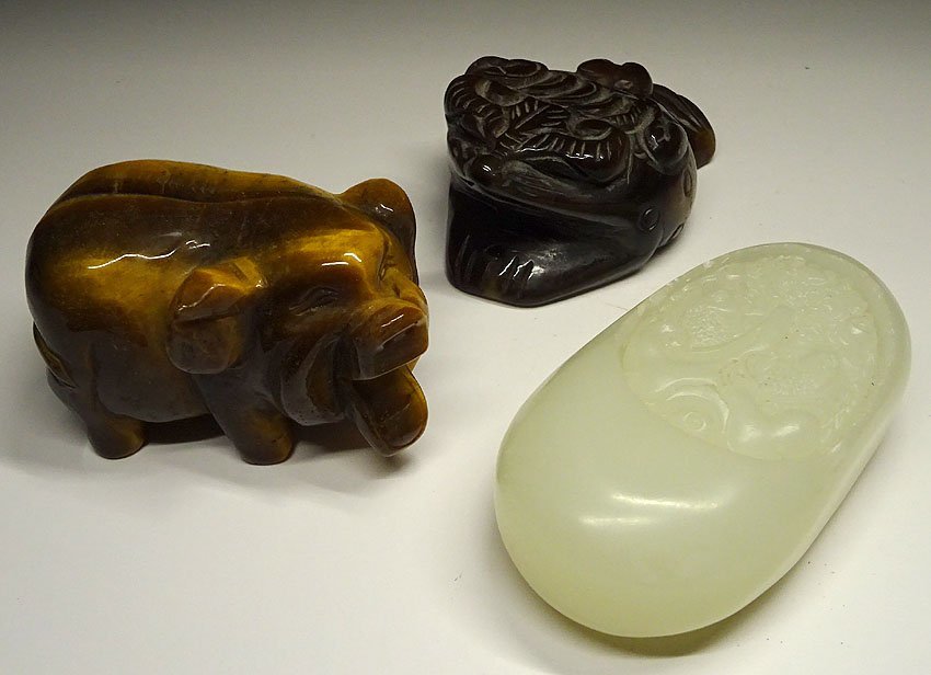 中国古玩 清時代 翡翠彫刻花紋蓋物 重さ946g 唐物 AF5390 【公式通販】