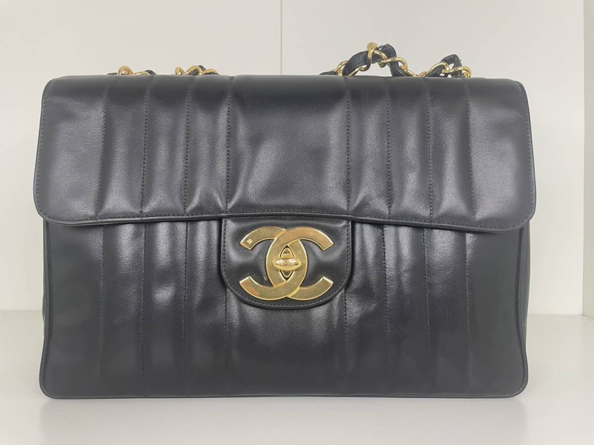極美品】シャネル デカココ マドモアゼル チェーンショルダーバッグ 