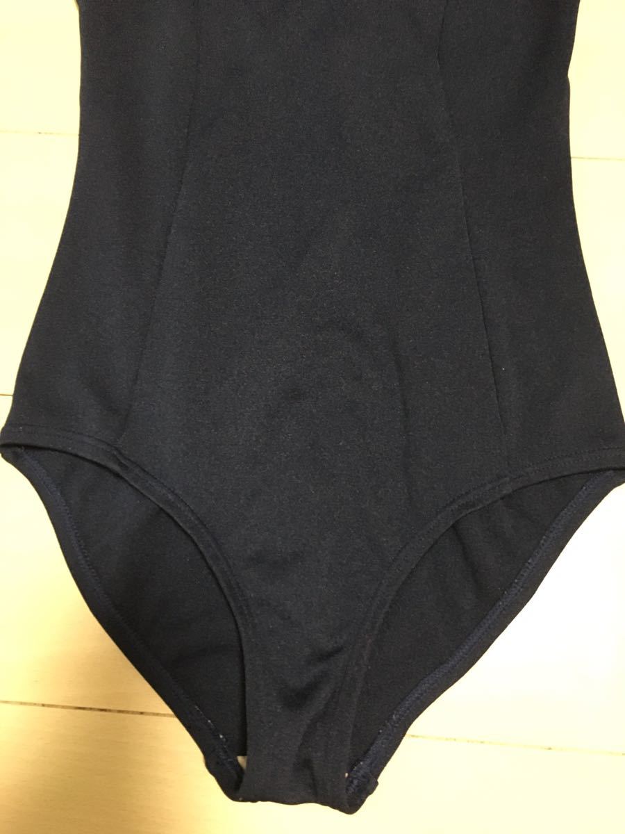 新品！スクール水着　女の子用　レディース　紺色　ネイビー　ワンピースタイプ　160サイズ　ゴム硬化あり_3