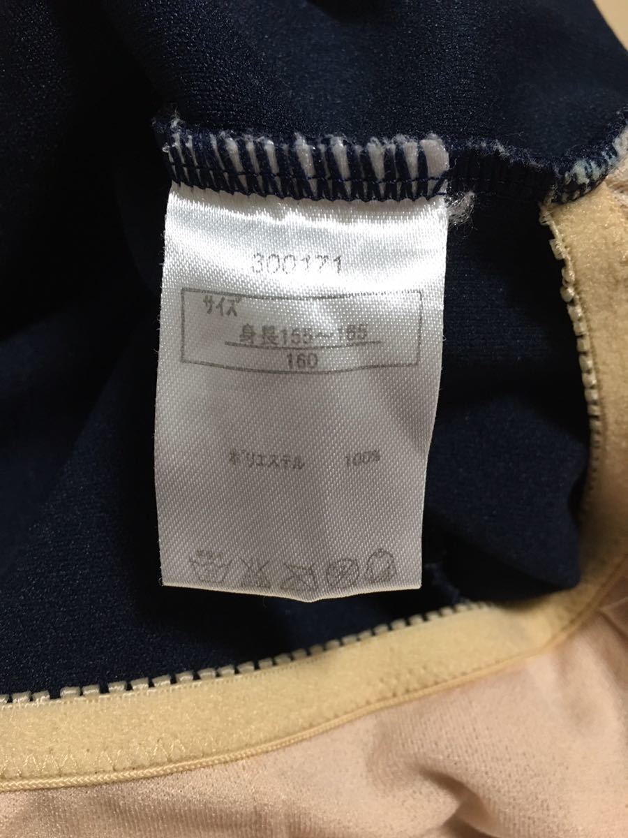 新品！スクール水着　女の子用　レディース　紺色　ネイビー　ワンピースタイプ　160サイズ　ゴム硬化あり_8