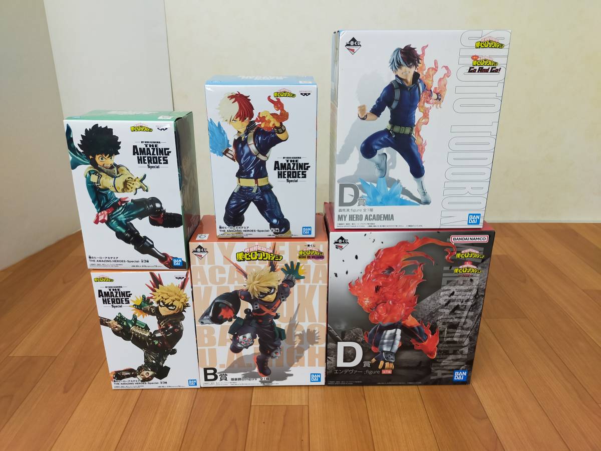 HOT，新品 ヒロアカ 一番くじ 他 フィギュア まとめ② B賞 爆豪 勝己 D賞 エンデヴァー 轟 焦凍 等 / 僕のヒーローアカデミア(コミック、アニメ)｜売買されたオークション情報、yahooの商品情報をアーカ その他